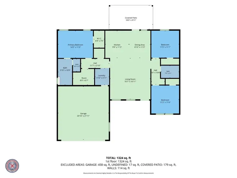 2D floor plan layout of this home in , Needville, TX (Image 2). 2D floor plan layout of this home in , Needville, TX (Image 2).