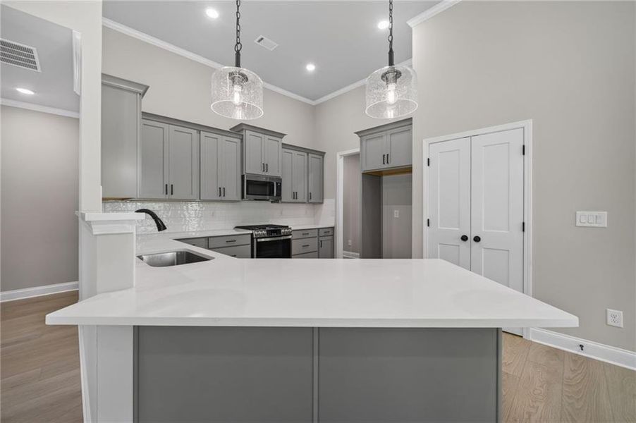 Furnished interior view inside a new home in , Loganville (Image 9).