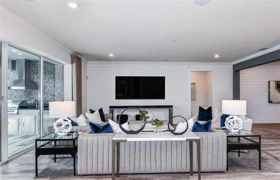 Furnished interior view inside a new home in Isles of Lake Nona, Orlando (Image 18).