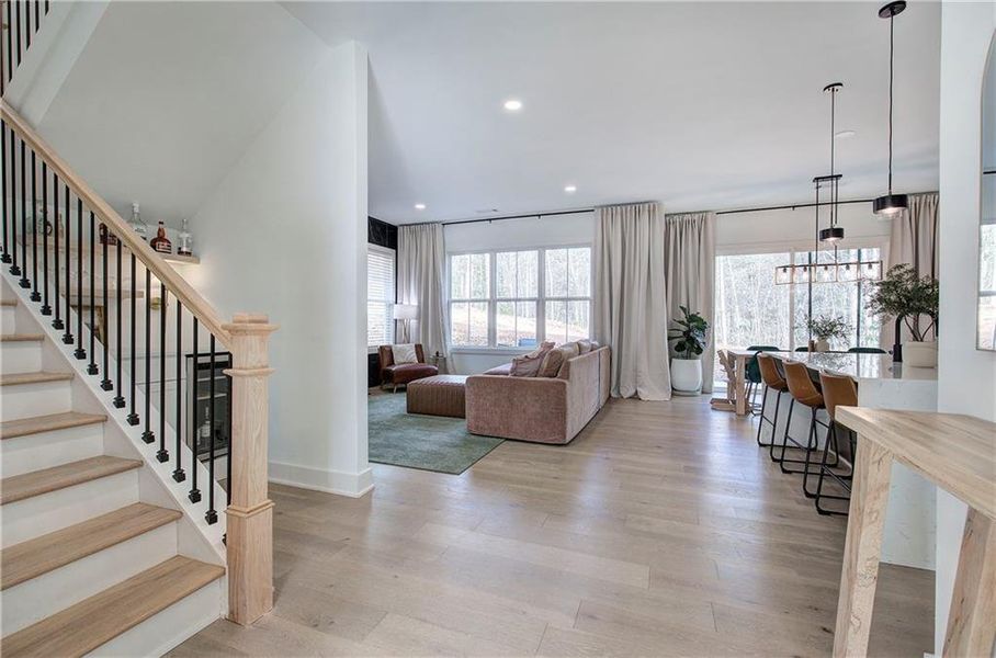 Furnished interior view inside a new home in , Cartersville (Image 6).