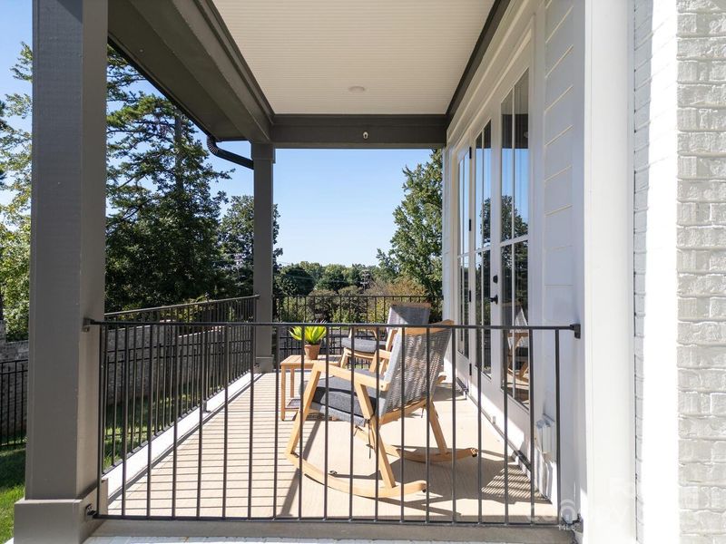 Welcoming front porch