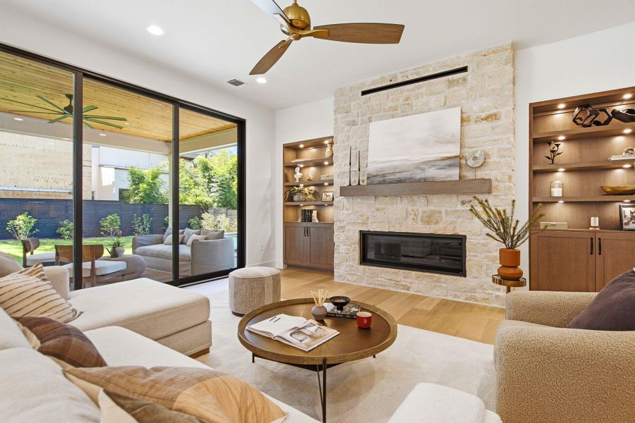 Furnished interior view inside a new home in , Austin (Image 13).