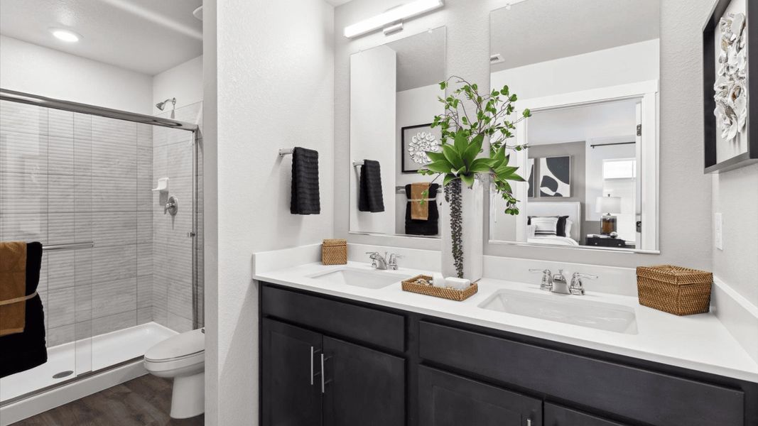 Furnished interior view inside a new home in Horizon Uptown, Aurora (Image 10).