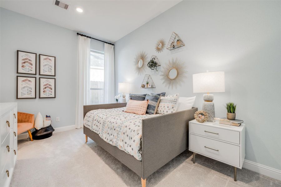 Furnished interior view inside a new home in Cross Creek West: Pinnacle Collection, Fulshear (Image 24).