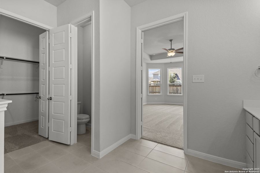 Furnished interior view inside a new home in Stillwater Ranch 60', San Antonio (Image 4).