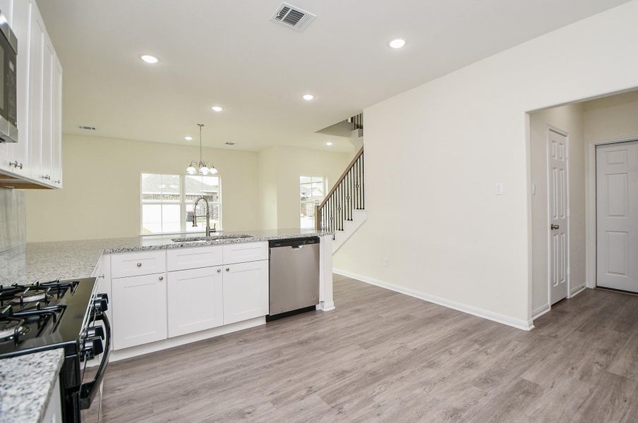 Furnished interior view inside a new home in , Houston (Image 10). Furnished interior view inside a new home in , Houston (Image 10).