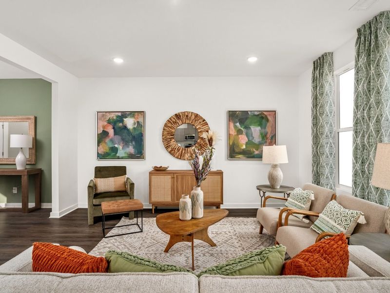 Furnished interior view inside a new home in Sage Farms, White House (Image 11). Furnished interior view inside a new home in Sage Farms, White House (Image 11).