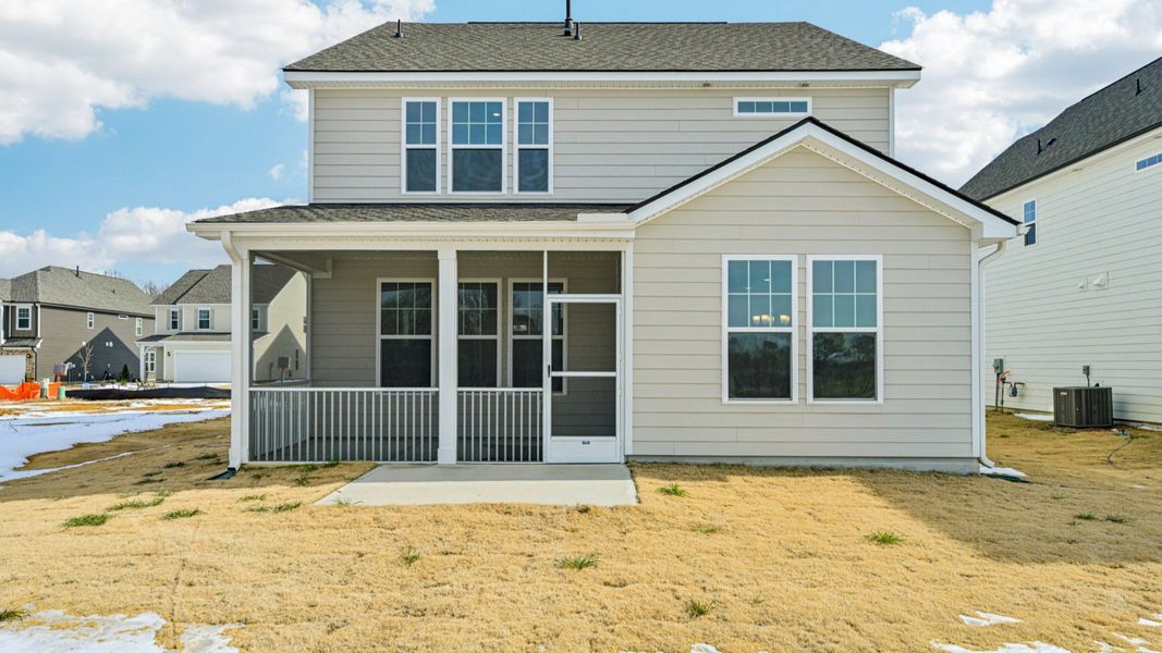 Representative furnished interior of a home built from the Merlot by DRB Homes in Station Pointe, Angier (Image 20).