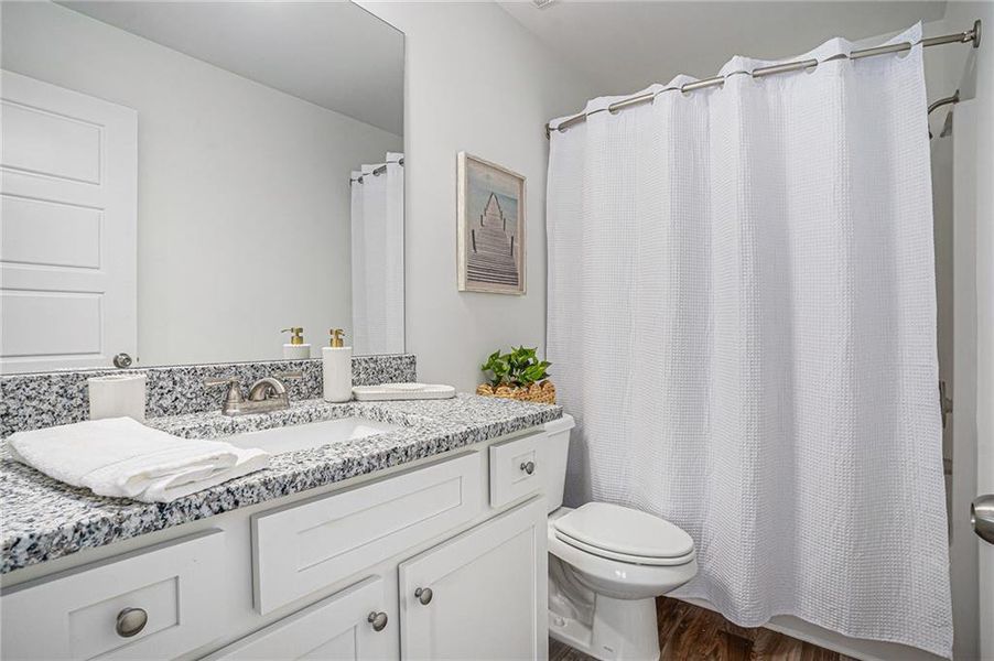 Furnished interior view inside a new home in Vineyard Park, Griffin (Image 18). Furnished interior view inside a new home in Vineyard Park, Griffin (Image 18).