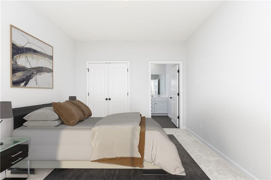 Furnished interior view inside a new home in Riverside Ridge, Lawrenceville (Image 13).