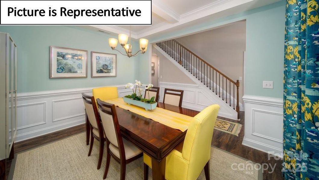 Furnished interior view inside a new home in Sylvan Creek, Denver (Image 39).