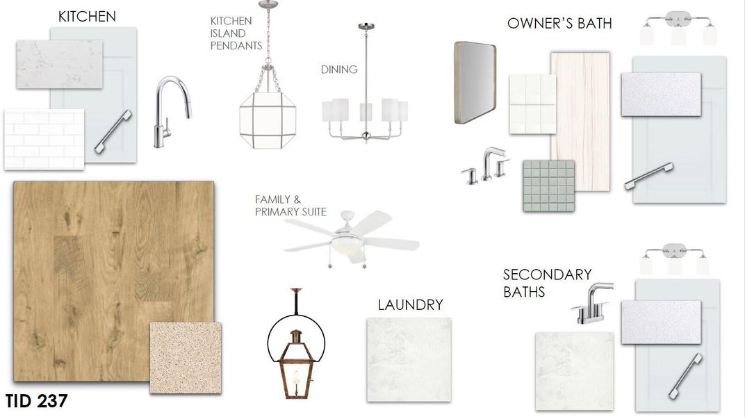 Sample of building materials used in homes in Tidewater at Lakes of Cane Bay, Summerville (Image 50).