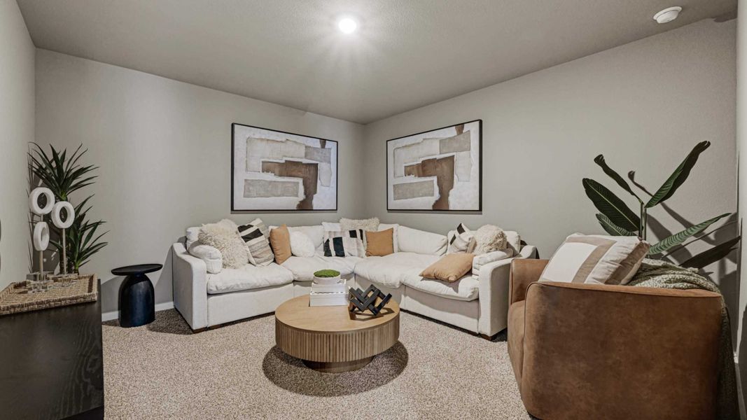 Furnished interior view inside a new home in Emberly, Beasley (Image 13).