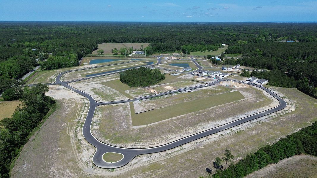 Site preparation for new homesites in Fox Run, Supply (Image 14).