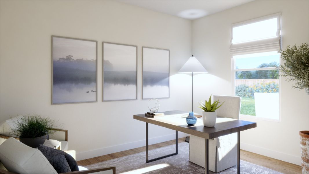Representative furnished interior of a home built from the 4012 by Risewell Homes in Parkton Square, Kyle (Image 10). Representative furnished interior of a home built from the 4012 by Risewell Homes in Parkton Square, Kyle (Image 10).
