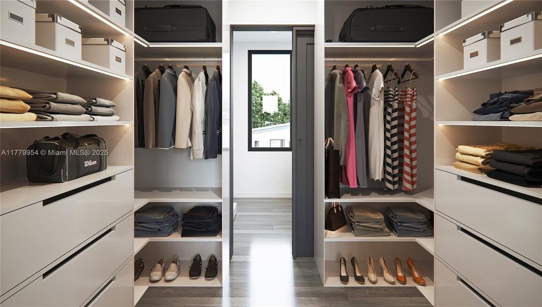 Furnished interior view inside a new home in , Port St. Lucie (Image 9).