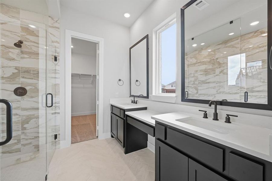 Furnished interior view inside a new home in Cambridge Crossing, Celina (Image 7).
