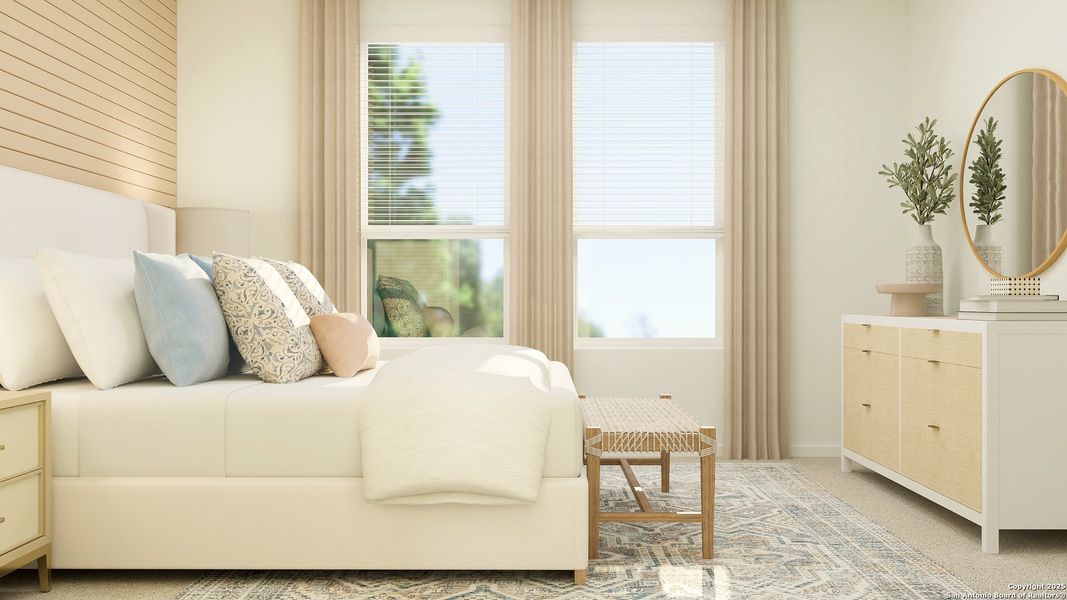 Furnished interior view inside a new home in Kyndwood, New Braunfels (Image 23). Furnished interior view inside a new home in Kyndwood, New Braunfels (Image 23).