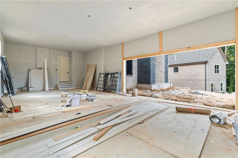 Furnished interior view inside a new home in , Fairburn (Image 8).