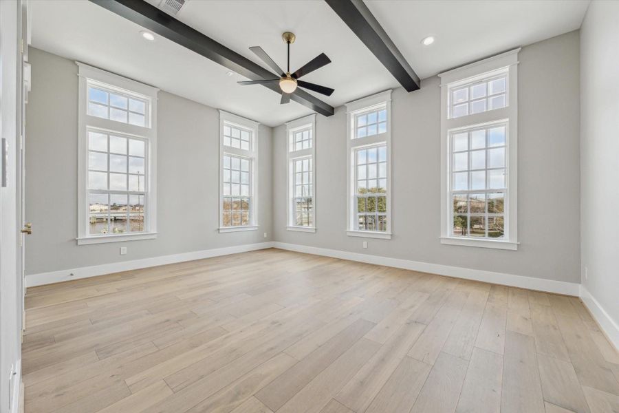 Guest suite is on first floor.