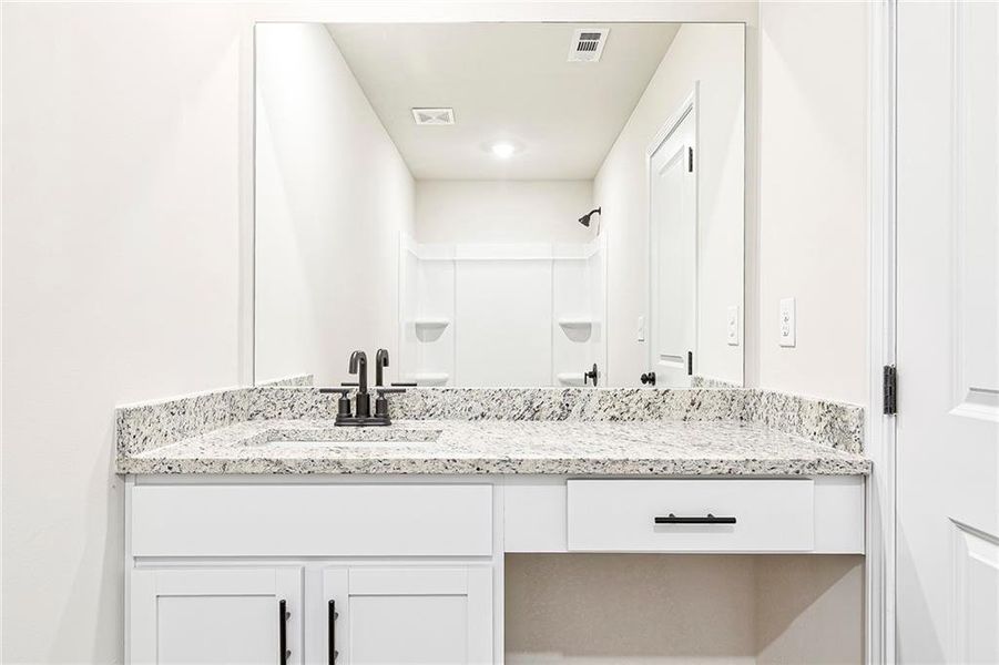 Furnished interior view inside a new home in Lake Preserve at Jackson Trail, Jefferson (Image 5). Furnished interior view inside a new home in Lake Preserve at Jackson Trail, Jefferson (Image 5).