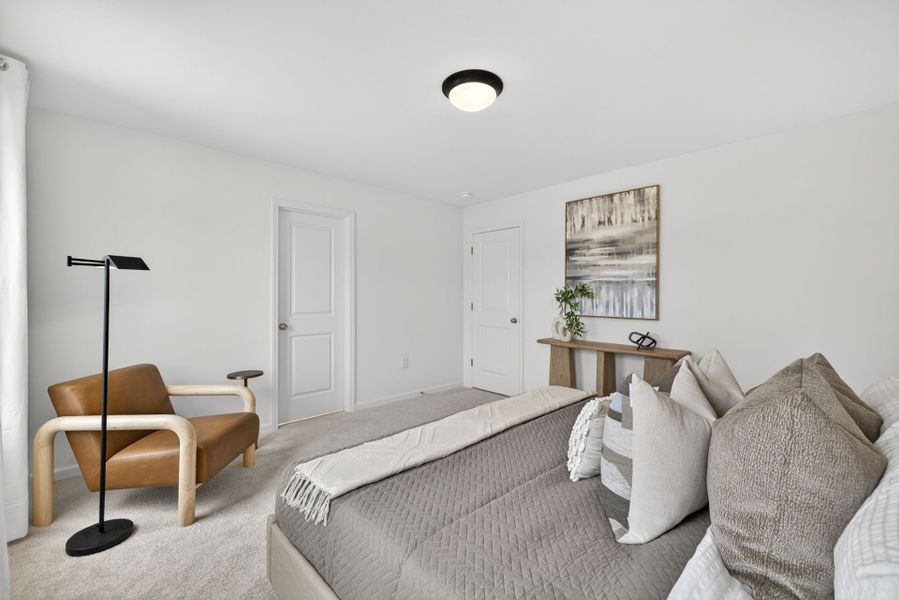 Furnished interior view inside a new home in White Oak Creek Crossing, Angier (Image 17).