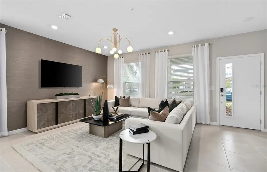 Furnished interior view inside a new home in The Cove at Nona Sound, Orlando (Image 3).