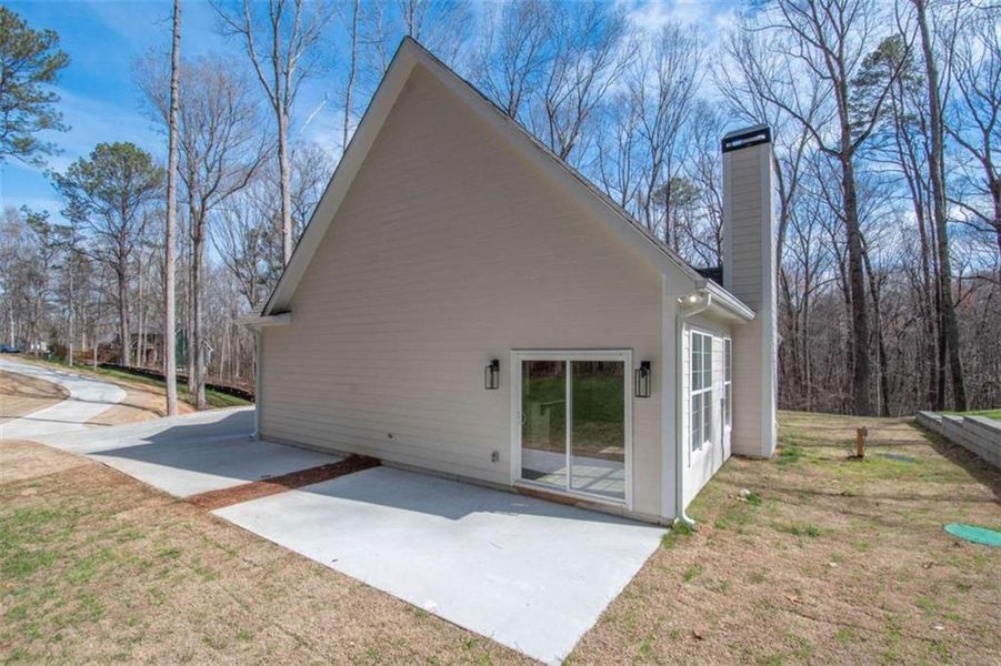Front exterior of a new home in , Jonesboro, GA, highlighting curb appeal (Image 25).