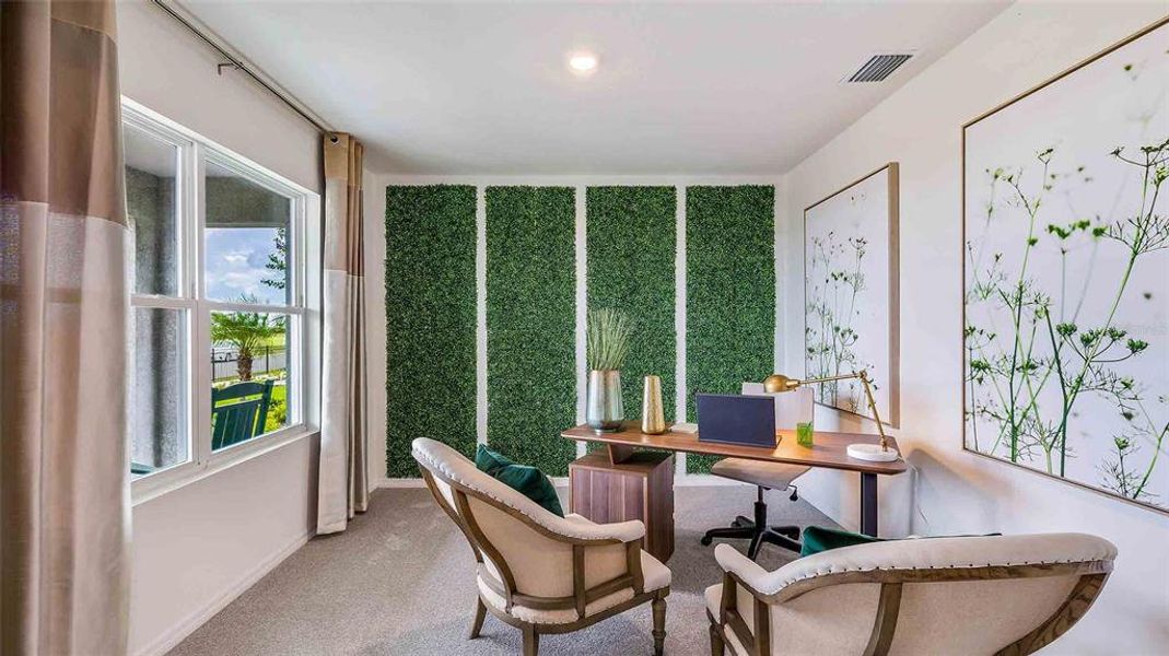Furnished interior view inside a new home in Silverstone North, Palmetto (Image 4).