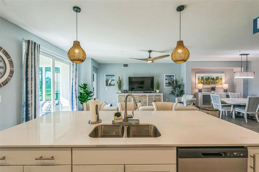 Furnished interior view inside a new home in , Venice (Image 10).