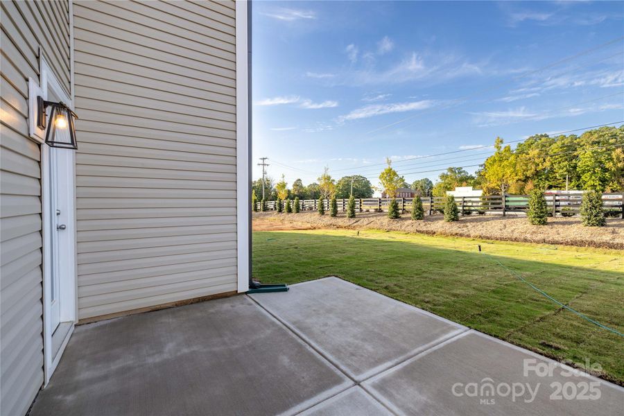 Exterior details and patio area of a home in Morrow Brook, Albemarle (Image 17).
