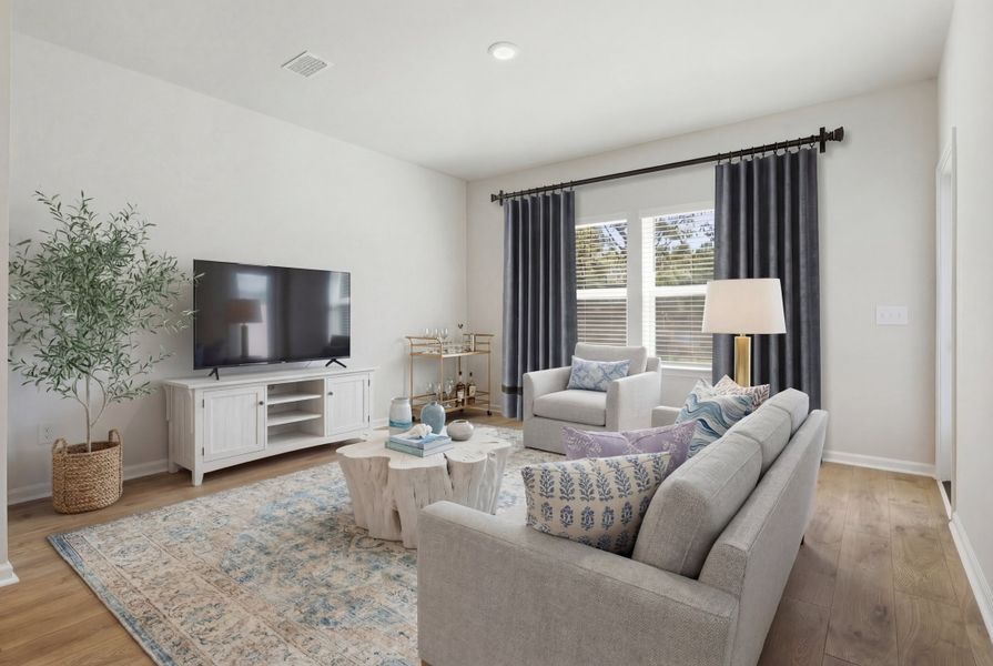Representative furnished interior of a home built from the Addison by Beazer Homes in Ashley Walk Townes, Charleston (Image 8).