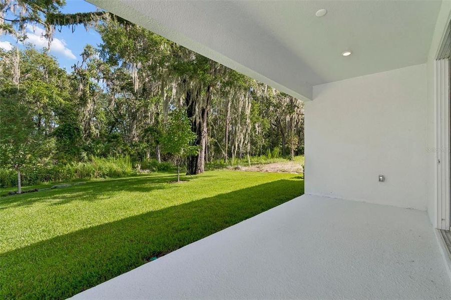 Exterior details and patio area of a home in Southern Hills Plantation, Brooksville (Image 3).