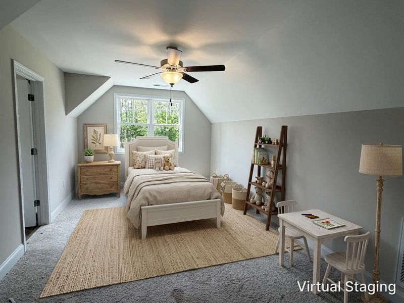 Furnished interior view inside a new home in Parkwood Estates, Leland (Image 12).
