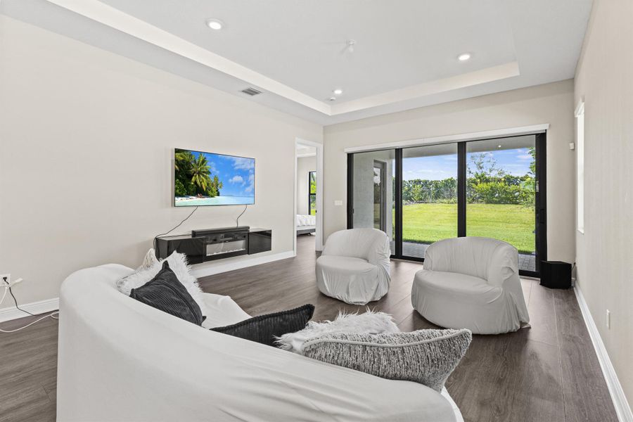Furnished interior view inside a new home in , The Acreage (Image 10).