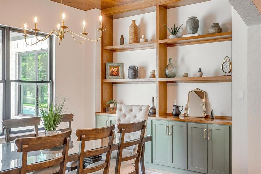 Furnished interior view inside a new home in , Aledo (Image 12).