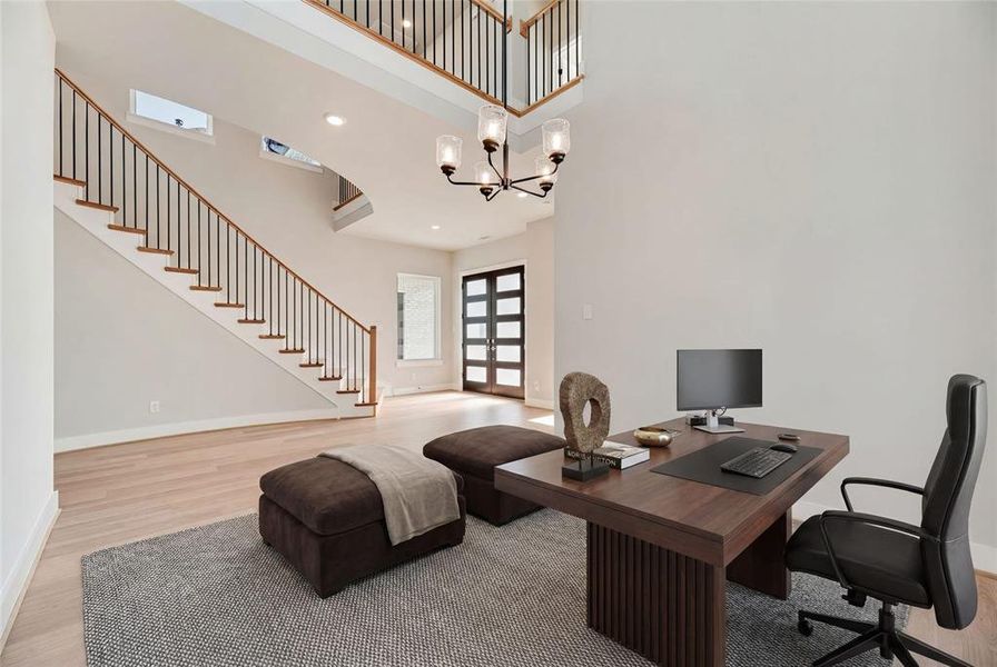 Furnished interior view inside a new home in Grand Estates of Anna, Anna (Image 8).