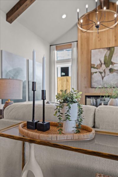 Furnished interior view inside a new home in Lariat, Liberty Hill (Image 19).