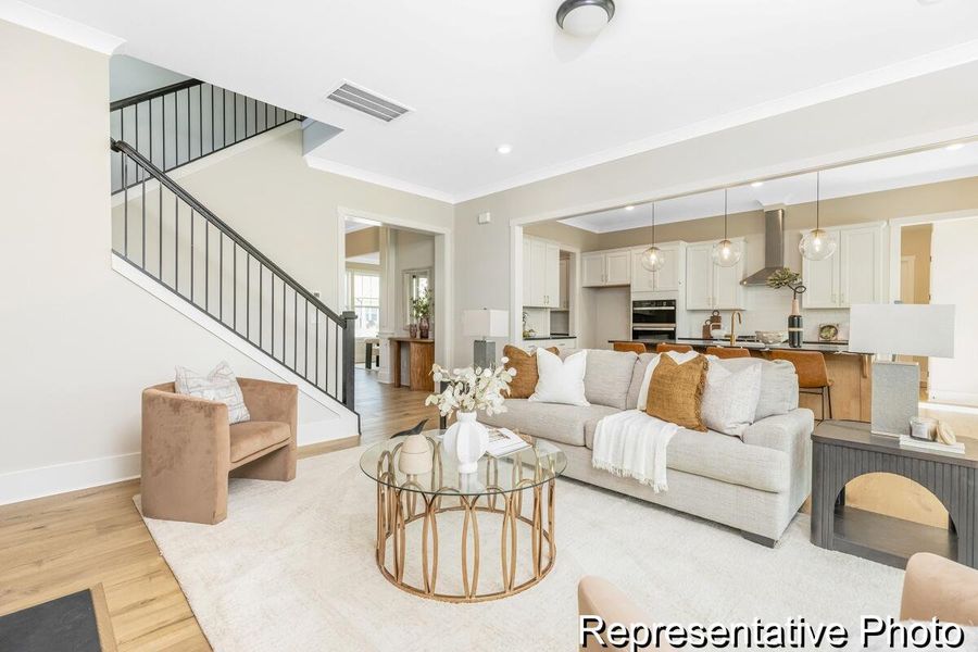 Furnished interior view inside a new home in , Ridgeville (Image 5).