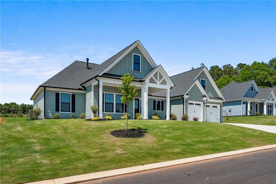 A row of modern homes showcases appealing curb app A row of modern homes showcases appealing curb app