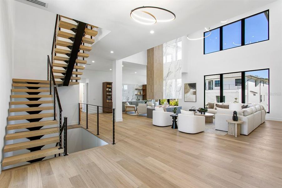 Furnished interior view inside a new home in , Tampa (Image 37).