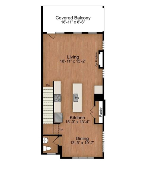 2D floor plan layout of this home in Faris Park, Greenville, SC (Image 4). 2D floor plan layout of this home in Faris Park, Greenville, SC (Image 4).
