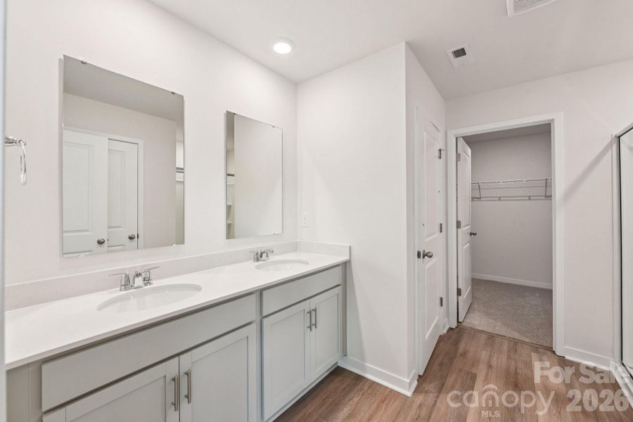Furnished interior view inside a new home in The Hamptons at Hickory, Hickory (Image 9).