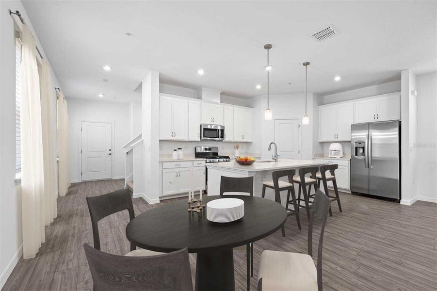 Furnished interior view inside a new home in Brack Ranch, St. Cloud (Image 11).