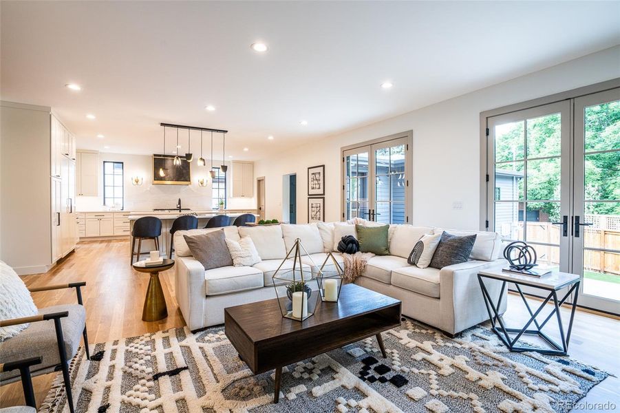 Furnished interior view inside a new home in , Denver (Image 34).