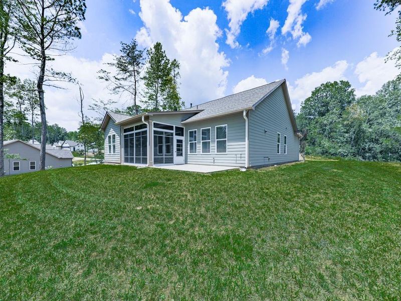Front exterior of a new home in , Ellijay, GA, highlighting curb appeal (Image 19).