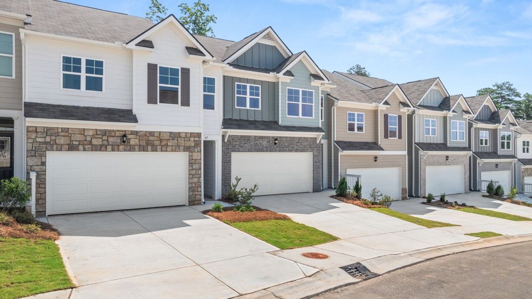 Representative exterior photo of a completed home built from the Sudbury by D.R. Horton in Mountain Park, Dahlonega, GA (Image 23).