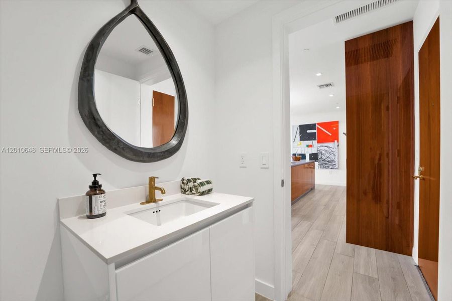 Furnished interior view inside a new home in , Miami (Image 16). Furnished interior view inside a new home in , Miami (Image 16).