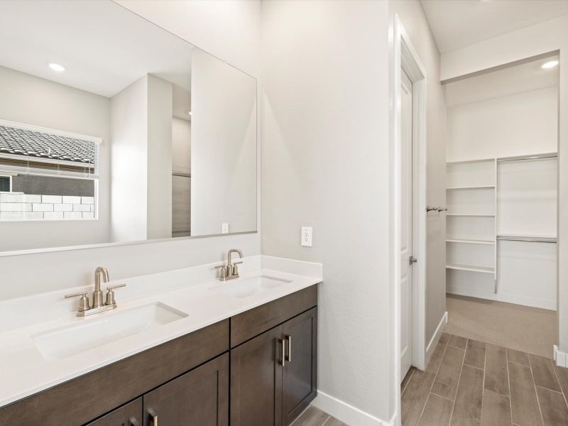 Furnished interior view inside a new home in White Tank Foothills Reserve Series, Waddell (Image 4).