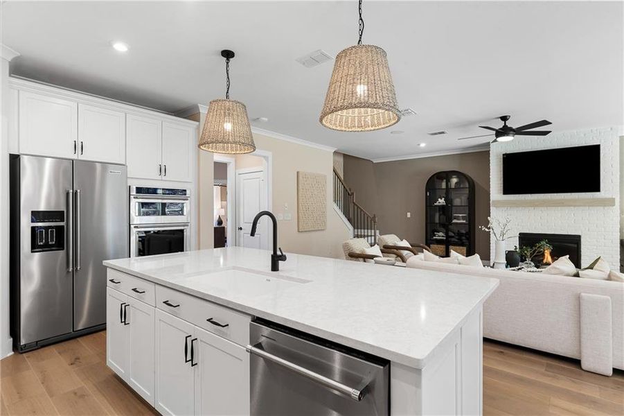 Furnished interior view inside a new home in Ashworth Estates, Powder Springs (Image 5).
